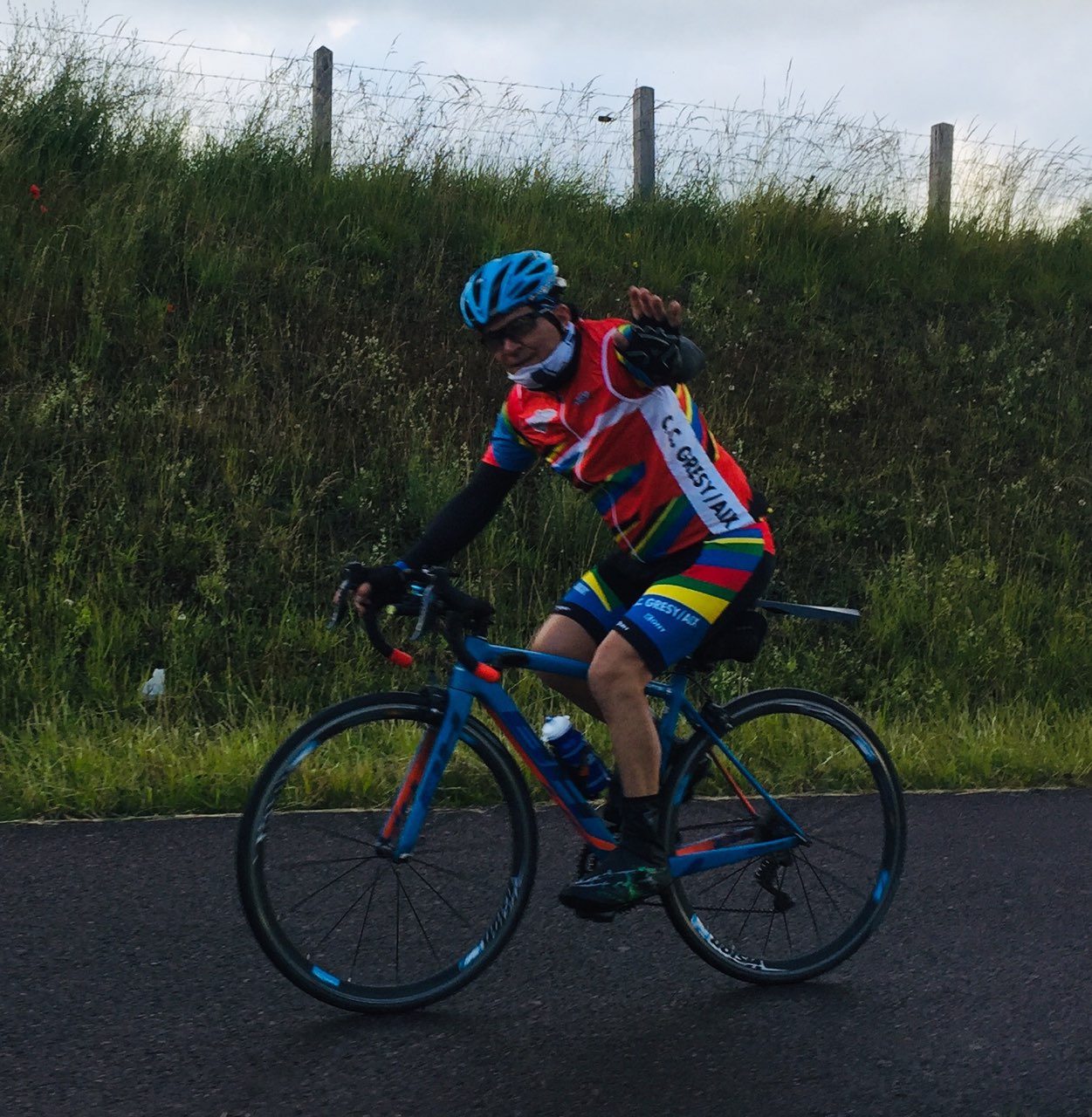 Monsieur Camille pendant la course